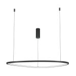 Светильник светодиодный подвесной Maytoni Glint 3000К 36 Вт 15 кв.м черный IP20 (MOD072PL-L36B3K)