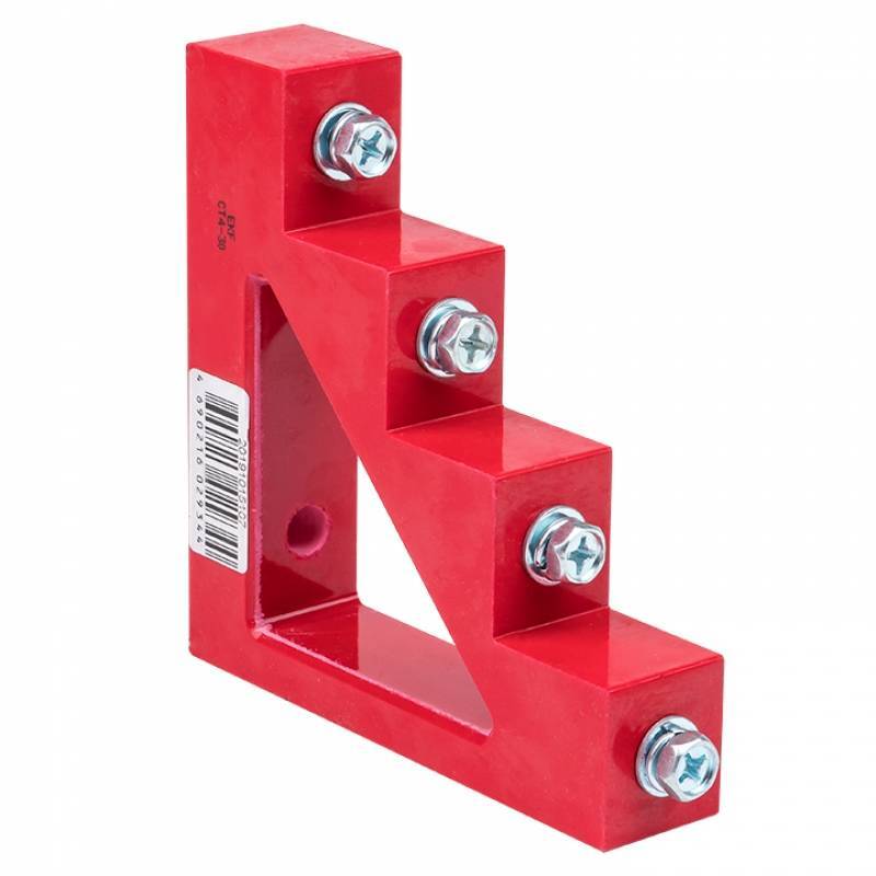 original-4008.jpg Изолятор угловой EKF PROxima Лесенка IP30 450 А с болтом и шайбой пластиковый красный (2 шт.) (plc-sl-450) — изображение 1