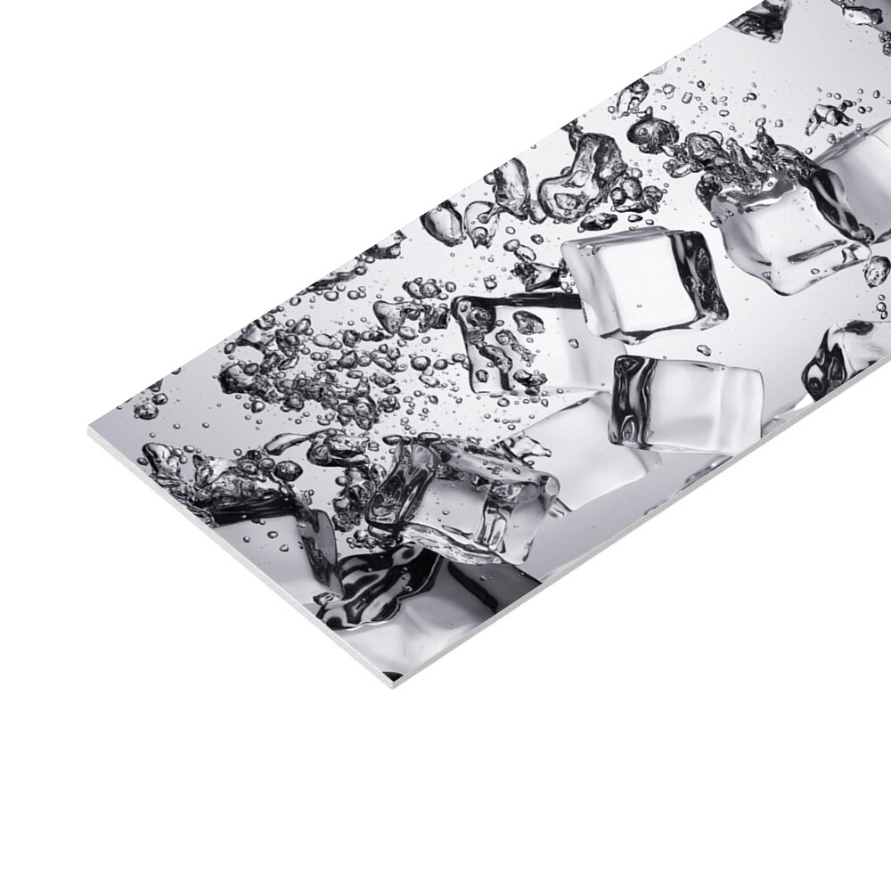 original-4106.jpg Панель стеновая пластик для кухни 3000х600х1,5 мм лед чб — изображение 1