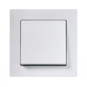 Выключатель Systeme Electric AtlasDesign одноклавишный встраиваемый жемчуг (ATN000412)