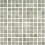 Мозаика Mir Mosaic Natural Steppa светло-серая стеклянная 315х315х5 мм глянцевая