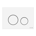 Клавиша смыва для инсталляций Cersanit Twins белая (63526)