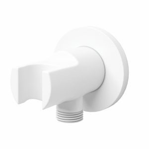 Подключение шланга WasserKraft с держателем латунь белый (A148)