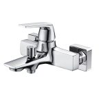 Смеситель для ванны WasserKraft Neime хром однорычажный с коротким изливом без лейки (1901)