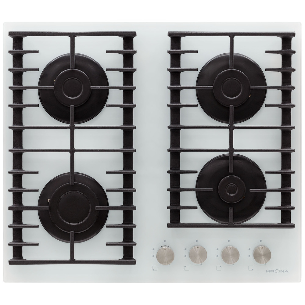 original-480.jpg Варочная панель газовая Krona Hagel 60 WH 4 конфорки белая — изображение 1