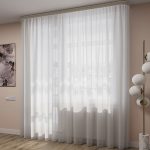 Тюль вуаль серый 300х260 см Legrand с утяжелителем (58091922)