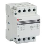 Контактор модульный EKF PROxima КМ (km-3-63-31) 220 В 63 А тип AC 3NO+NC