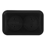 Розетка Svet накладная черная (0215-00421)