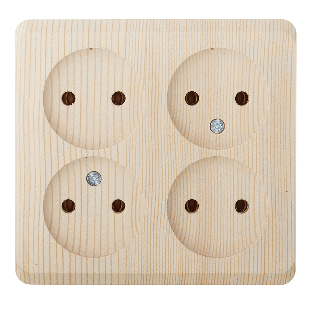 original-5265.jpg Розетка Systeme Electric Этюд накладная сосна (PA16-205D) — изображение 1