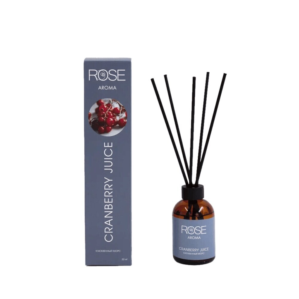 original-5297.jpg Аромадиффузор с палочками Rose Cranberry Juice 50 мл — изображение 1