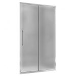 Душевая дверь Abber стекло матовое 110х195 см профиль хром 6 мм раздвижная (AG30110MH)