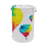 Корзина для белья WasserKraft Rossel 370х370х550 мм 75,2 л складная разноцветная (WB-572)