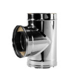 Тройник Вулкан V50R 90° х d115х215 мм с изоляцией AISI 321/304