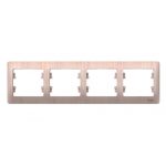 Рамка Systeme Electric Glossa четырехместная сосна (SE GSL001504)