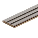 Реечная панель МДФ sandgrau 2700х119х16 мм Stella 0,32 кв.м