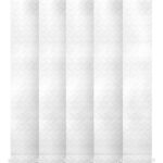 Ламели для вертикальных жалюзи 180 см  Аврора белые (5 шт.)