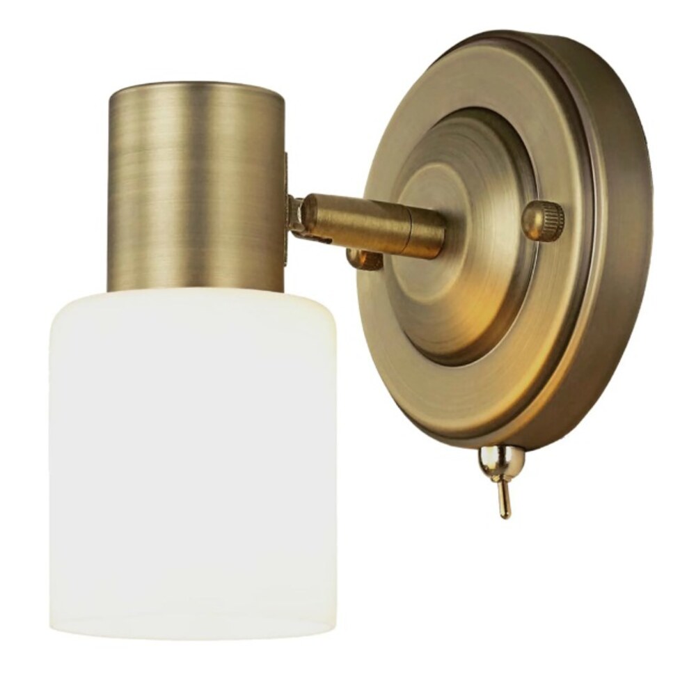 original-5879.jpg Спот настенный Eurosvet Corso E27 40 Вт 3 кв.м бронза/белый IP20 (a049413) — изображение 1