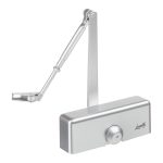 Доводчик дверной Lavelly (25-45 кг) серебро