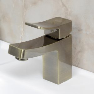 Смеситель для раковины WasserKraft Exter бронза однорычажный (1603)