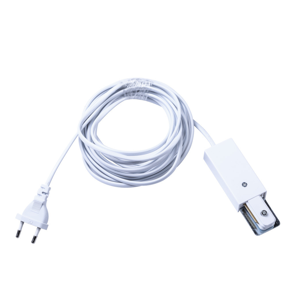 original-6499.jpg Ввод питания для однофазного шинопровода Arte Lamp Track белый (A160533) — изображение 1