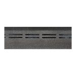 Черепица гибкая коньково-карнизная Docke PIE Eurasia серая 11/22 пог.м