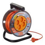 Удлинитель UNIVersal без заземления 20 м на катушке 1,3 кВт 4 розетки ПВС 2х0,75 кв.мм IP20