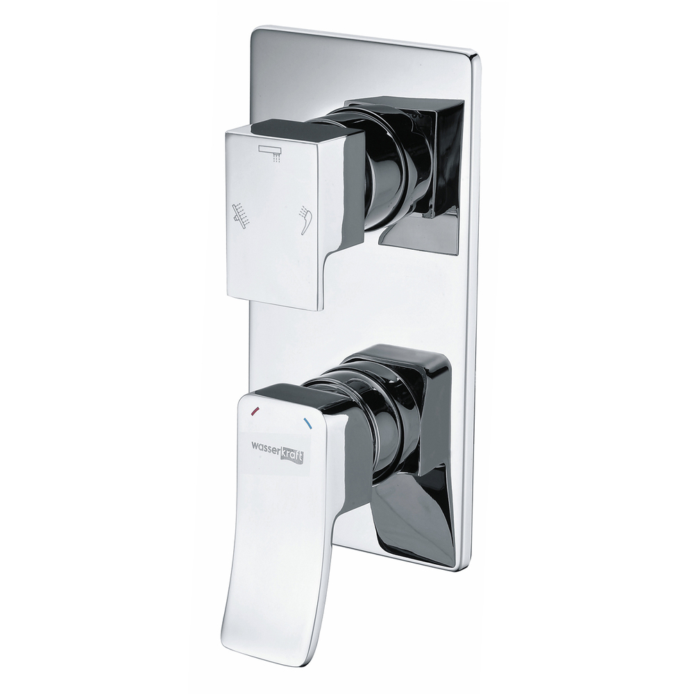 original-6689.jpg Смеситель для душа встраиваемый WasserKraft Aller однорычажный хром (10671) — изображение 1