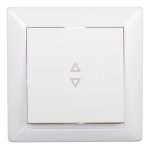 Переключатель Svet одноклавишный встраиваемый белый (SV1001-0016)