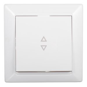 Переключатель Svet одноклавишный встраиваемый белый (SV1001-0016)