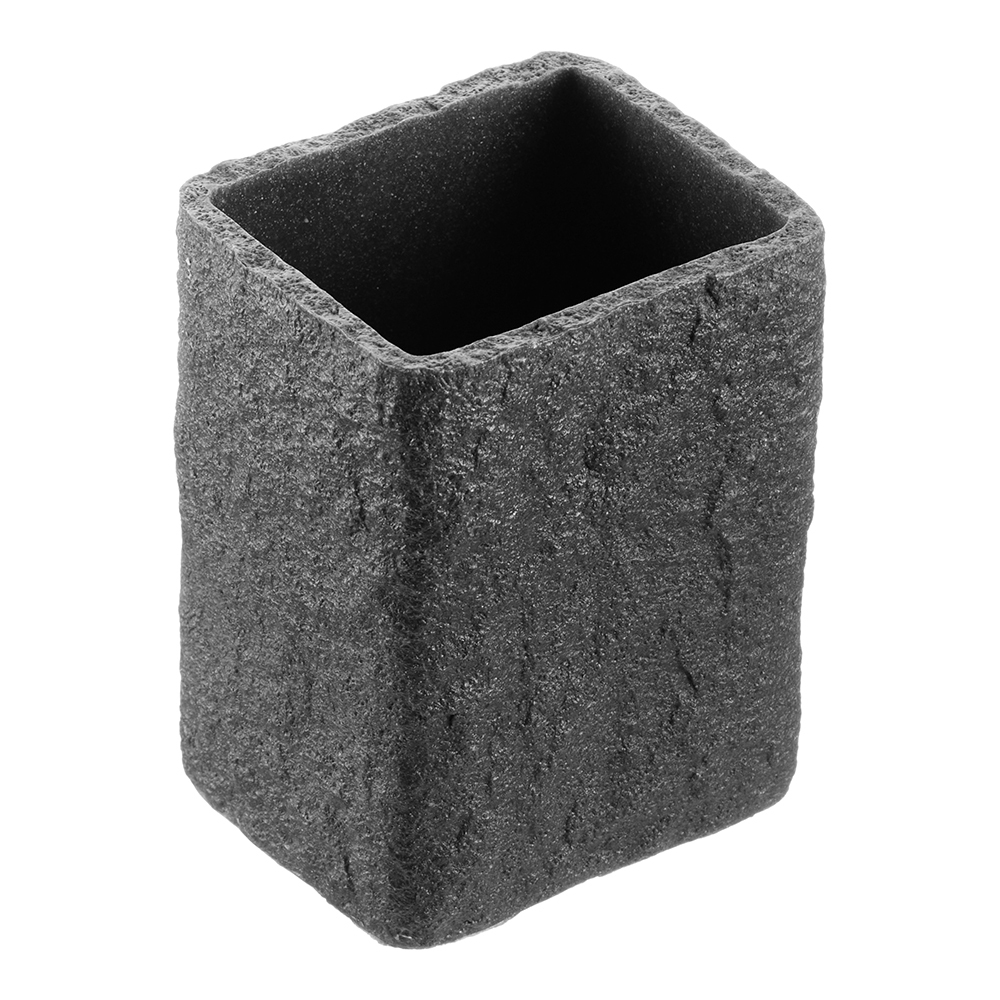 original-6937.jpg Стакан для ванной Fora Stone Black настольный полирезин черный (FOR-STN44BL) — изображение 1