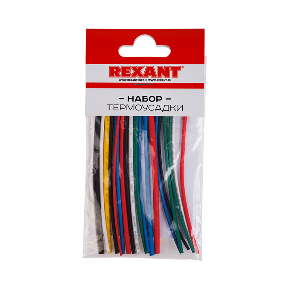 original-7017.jpg Трубка термоусадочная Rexant Small Tube ТУТ 2/1 мм 100 мм 6 цветов (20 шт.) — изображение 1