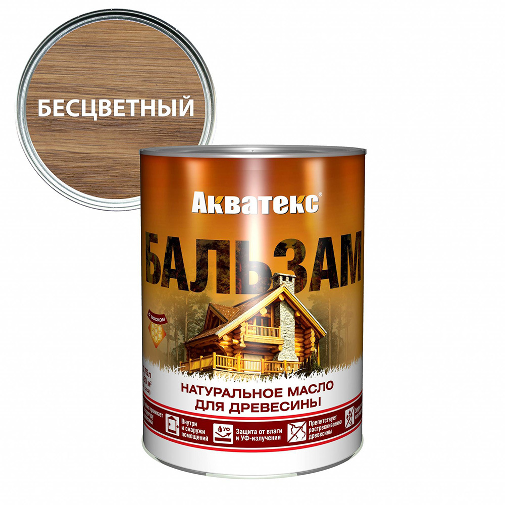original-704.jpg Масло Акватекс Бальзам для дерева бесцветный 0,75 л — изображение 1
