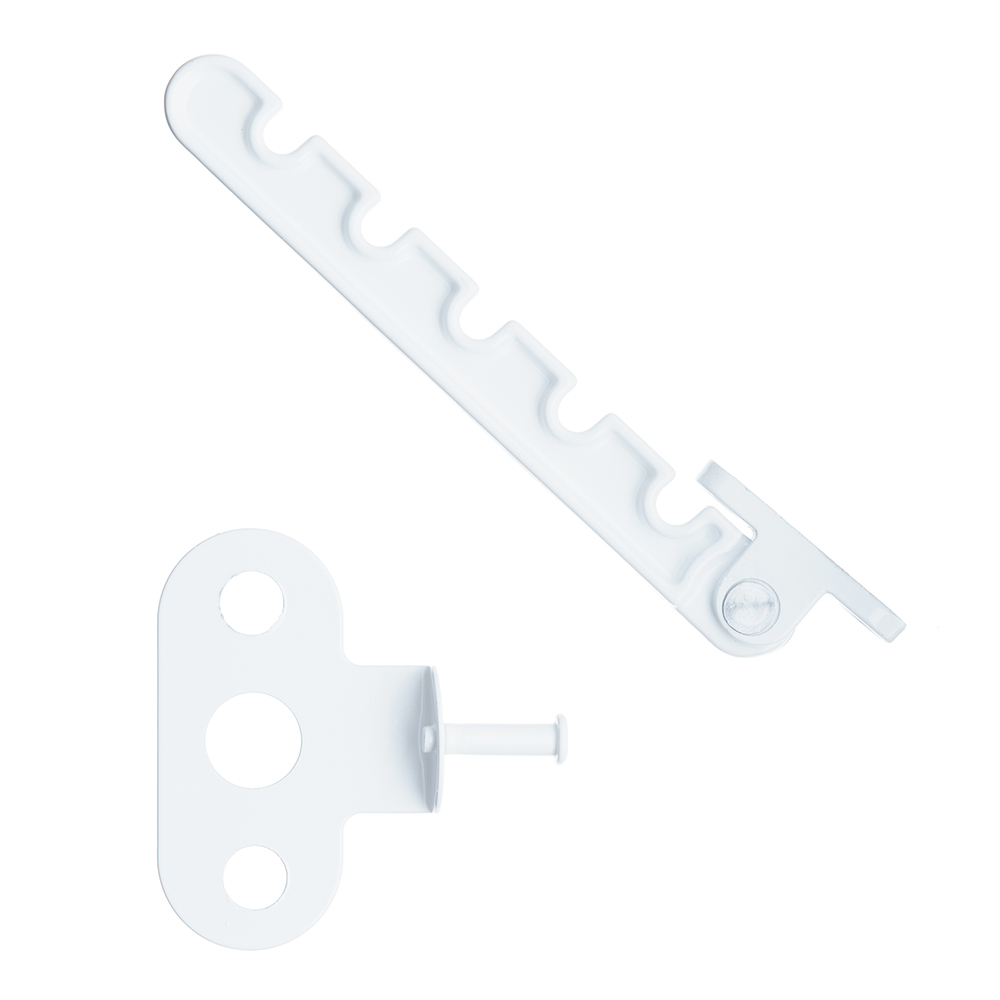 original-7206.jpg Ограничитель открывания створки Гребенка стальной белый — изображение 1