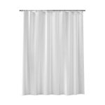 Штора для ванны Fora Жаккард 2000х2400 мм полиэстер белая (003-W)