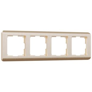 Рамка Werkel Stream четырехместная шампань (a051285)