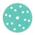 Диск шлифовальный КМ Green Film d150 мм P320 на липучку пленочная основа (5 шт.)