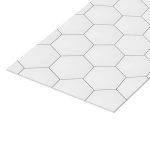 Панель стеновая ПВХ для кухни 3000х600х1 мм гексагон