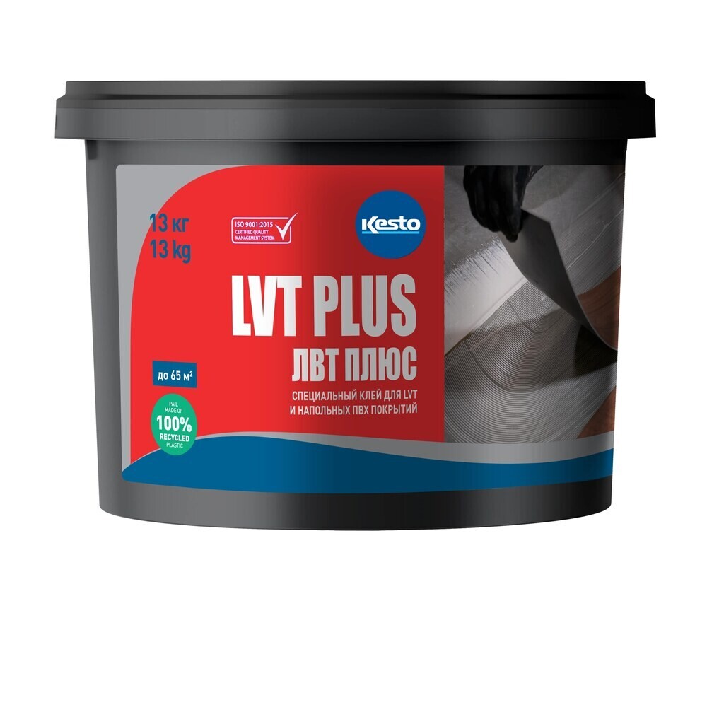 original-7478.jpg Клей акриловый для ПВХ и LVT плитки Kesto LVT Plus 13 кг — изображение 1