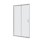 Душевая дверь BelBagno Uno стекло прозрачное 125х185 см профиль хром 5 мм раздвижная (UNO-BF-1-125-C-Cr)