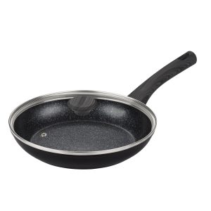 Сковорода Master House Шеф Даниэль d26 см кованый алюминий с антипригарным покрытием с крышкой (75355)