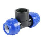 Тройник ПНД Valfex компрессионный переходной 25х25х1 ВР(г)