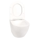 Унитаз подвесной Tokito Tatsumaki Mommo 4.0 безободковый белый с сиденьем дюропласт микролифт (TOK-TATSUMAKI-4-0TM)