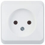 Розетка Systeme Electric Этюд накладная белая (PA16-001B)
