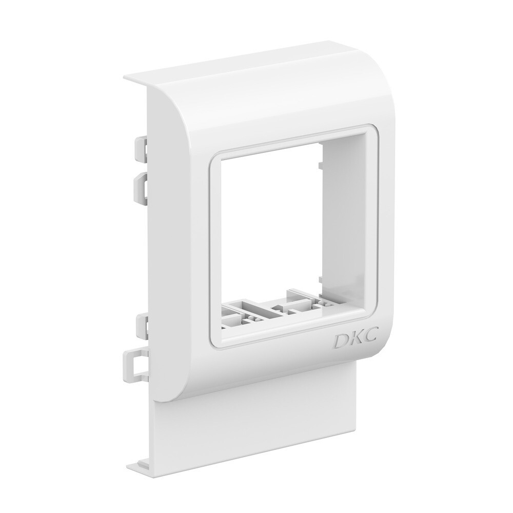 original-7657.jpg Рамка для кабель-канала DKC Brava PDA-BN 100 белая 2 модуля (10453DIY) — изображение 1