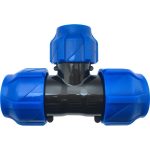 Тройник ПНД Valfex компрессионный 32х32х32 мм