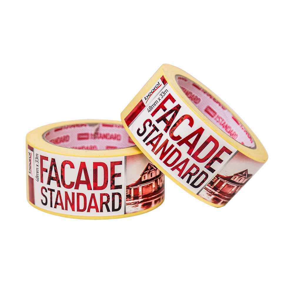 original-7687.jpg Лента малярная Beorol Standard для наружных работ желтая 48 мм 33 м — изображение 1