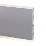 Цоколь для шкафа ПВХ металлик 4000х6х100 мм (12809)