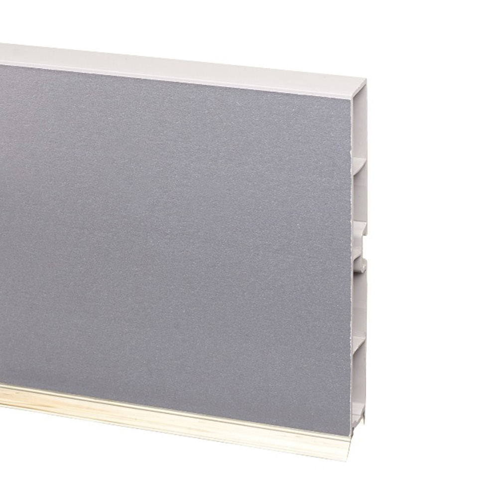 original-7833.jpg Цоколь для шкафа ПВХ металлик 4000х6х100 мм (12809) — изображение 1