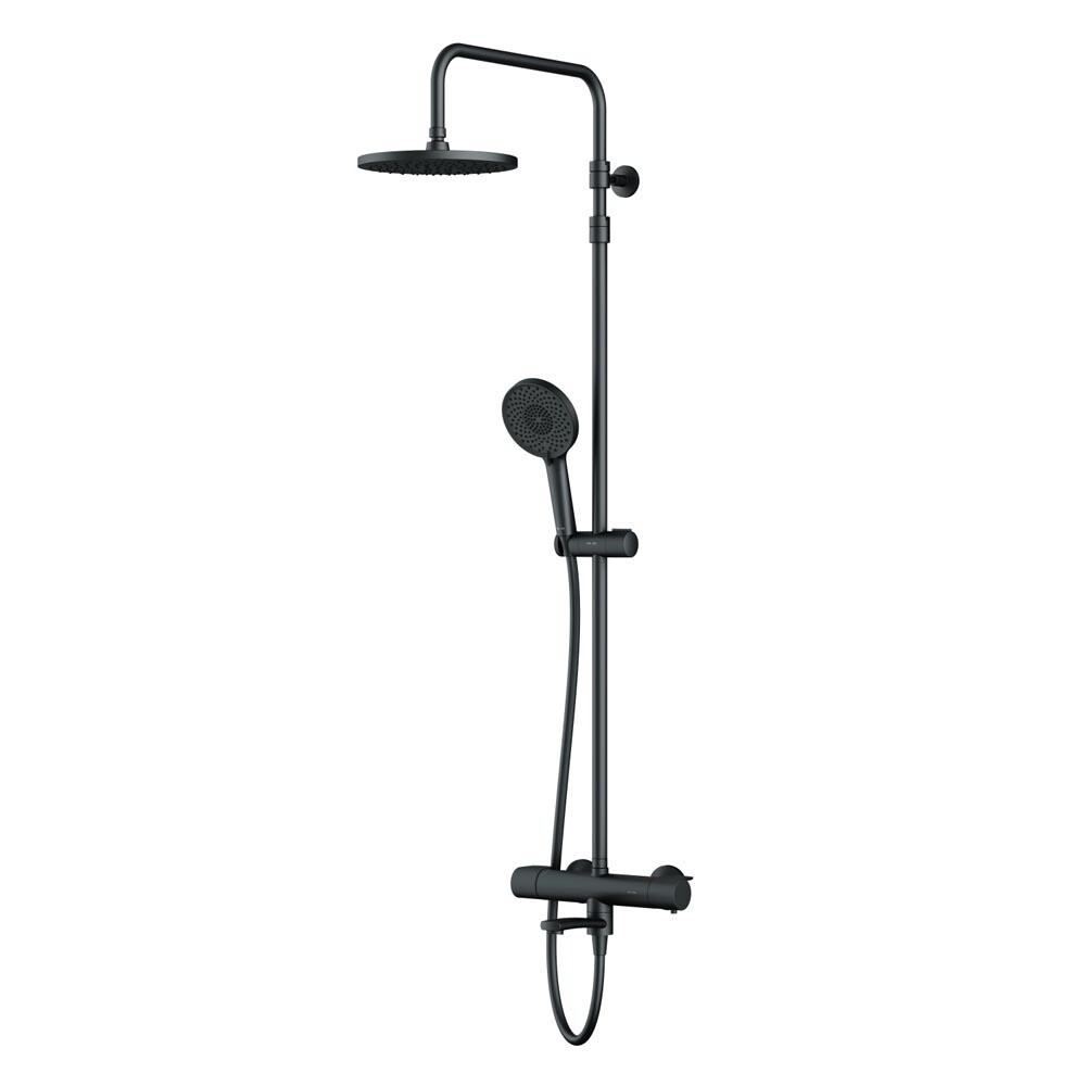 original-7855.jpg Душевая система AM.PM X-Joy с верхним душем с лейкой с термостатом черная (F0785A522) — изображение 1