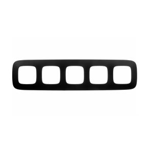 Рамка Legrand Valena Allure пятиместная черная сталь (754295)